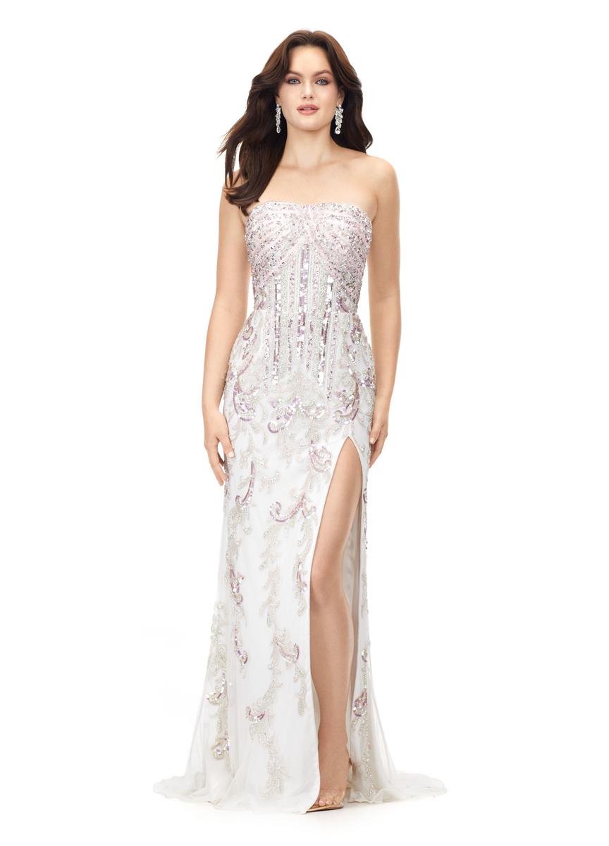 ASHLEYlauren 11242 – Multi/Ivory