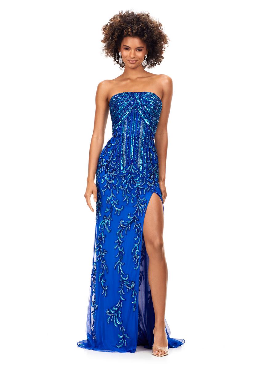 ASHLEYlauren 11242 – Royal/Turquoise