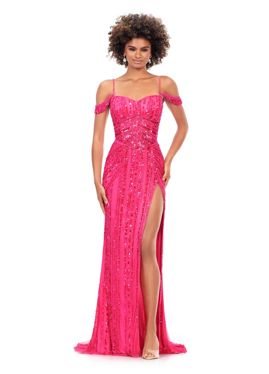 ASHLEYlauren 11257 – Neon Pink