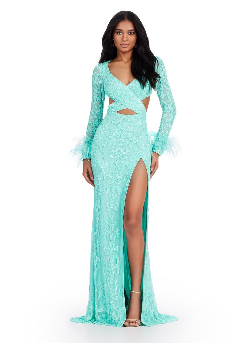 ASHLEYlauren 11364 – Aqua