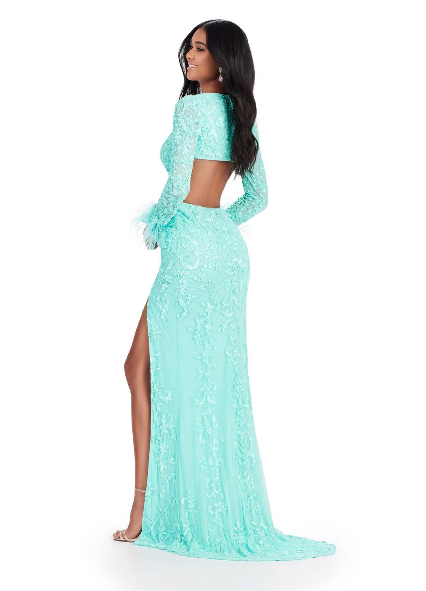 ASHLEYlauren 11364 – Aqua