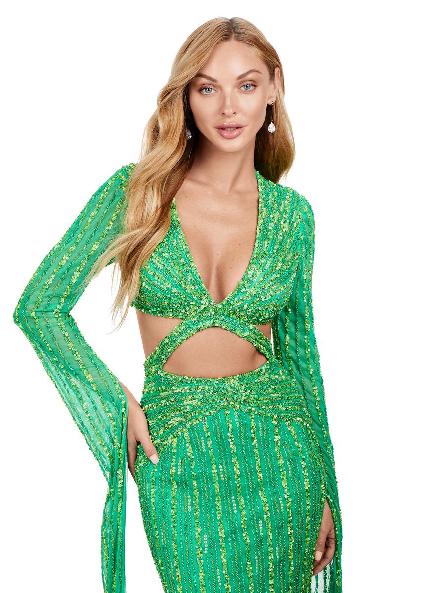 ASHLEYlauren 11485 – Electric Lime