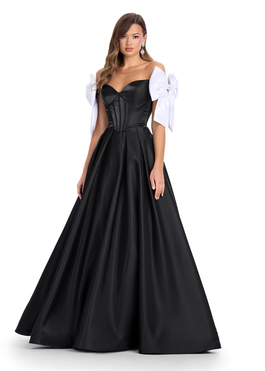 ASHLEYlauren 11871 – Black/White
