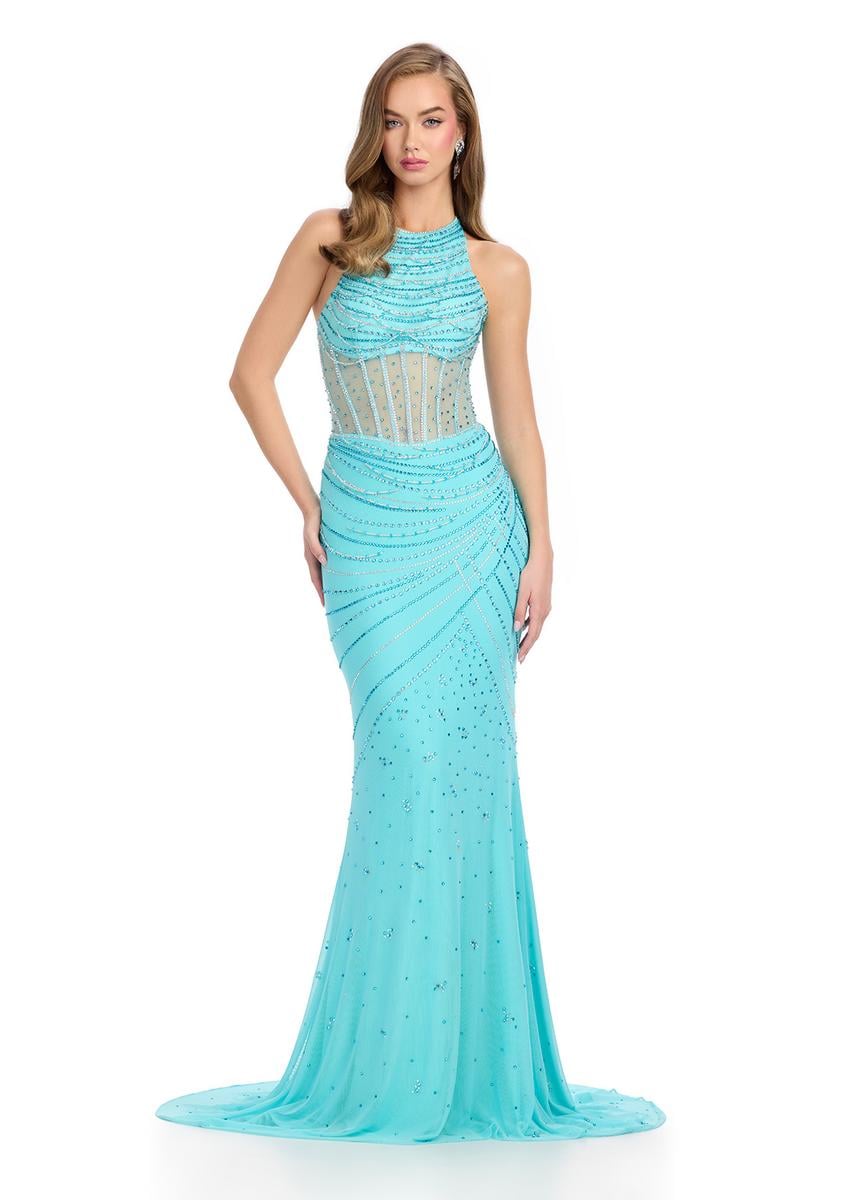 ASHLEYlauren 11927 – Aqua