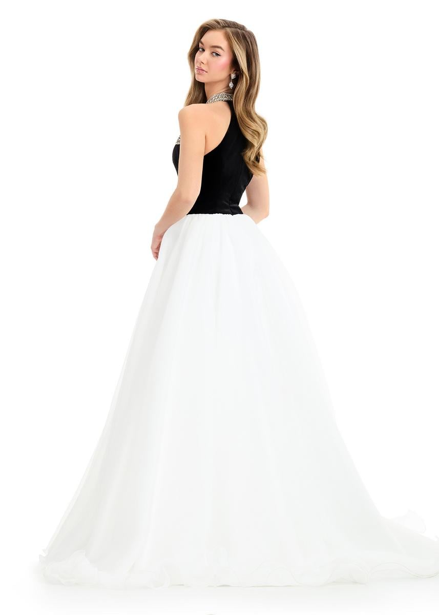ASHLEYlauren 12050 – Black/Ivory