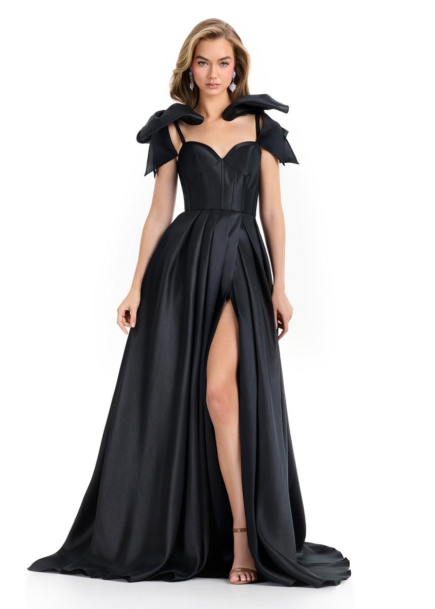 ASHLEYlauren 12065 – Black