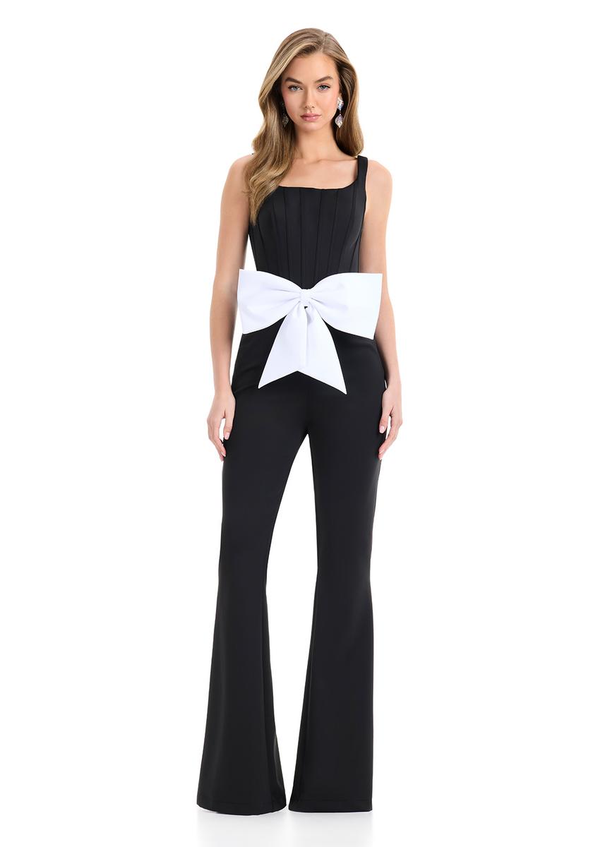 ASHLEYlauren 12242 – White/Black