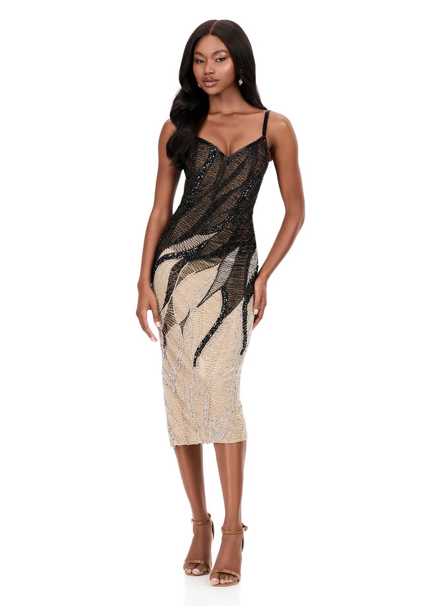 ASHLEYlauren 12330 – Black/Silver