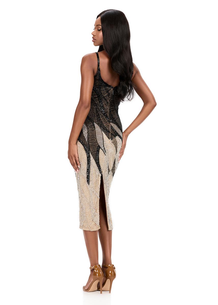 ASHLEYlauren 12330 – Black/Silver