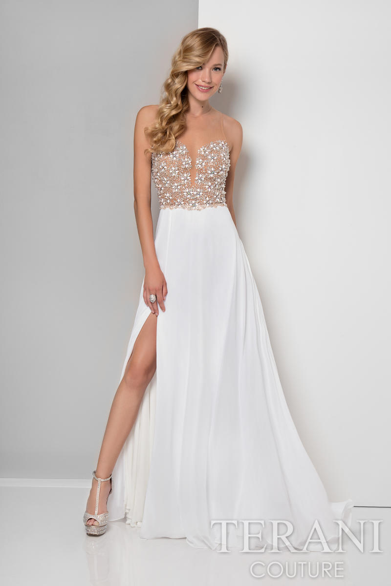 Terani Couture 1712P2512 – Ivory