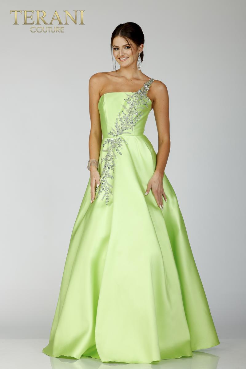 Terani Couture 231P0175 – Lime