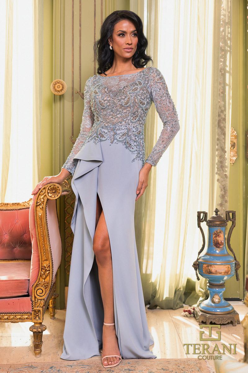 Terani Couture 241M2730 – Powder Blue