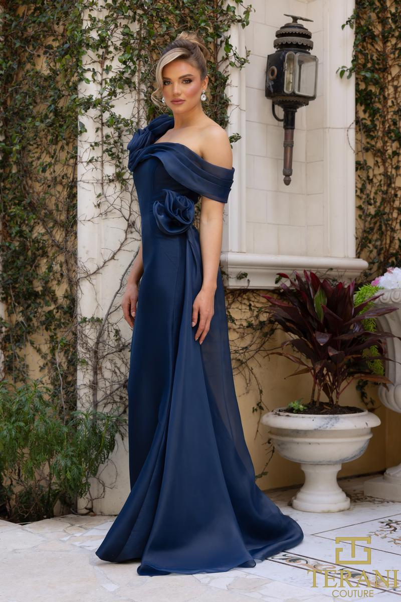 Terani Couture 242M3342 – Navy