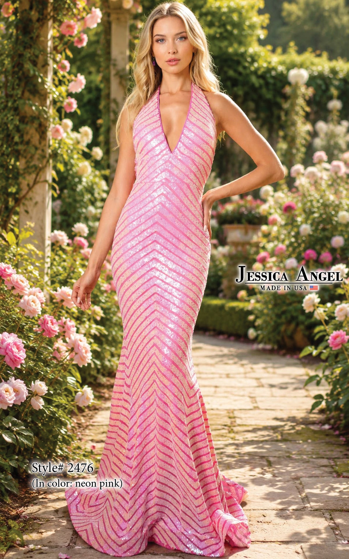 Jessica Angel 2476 in Neon Pink