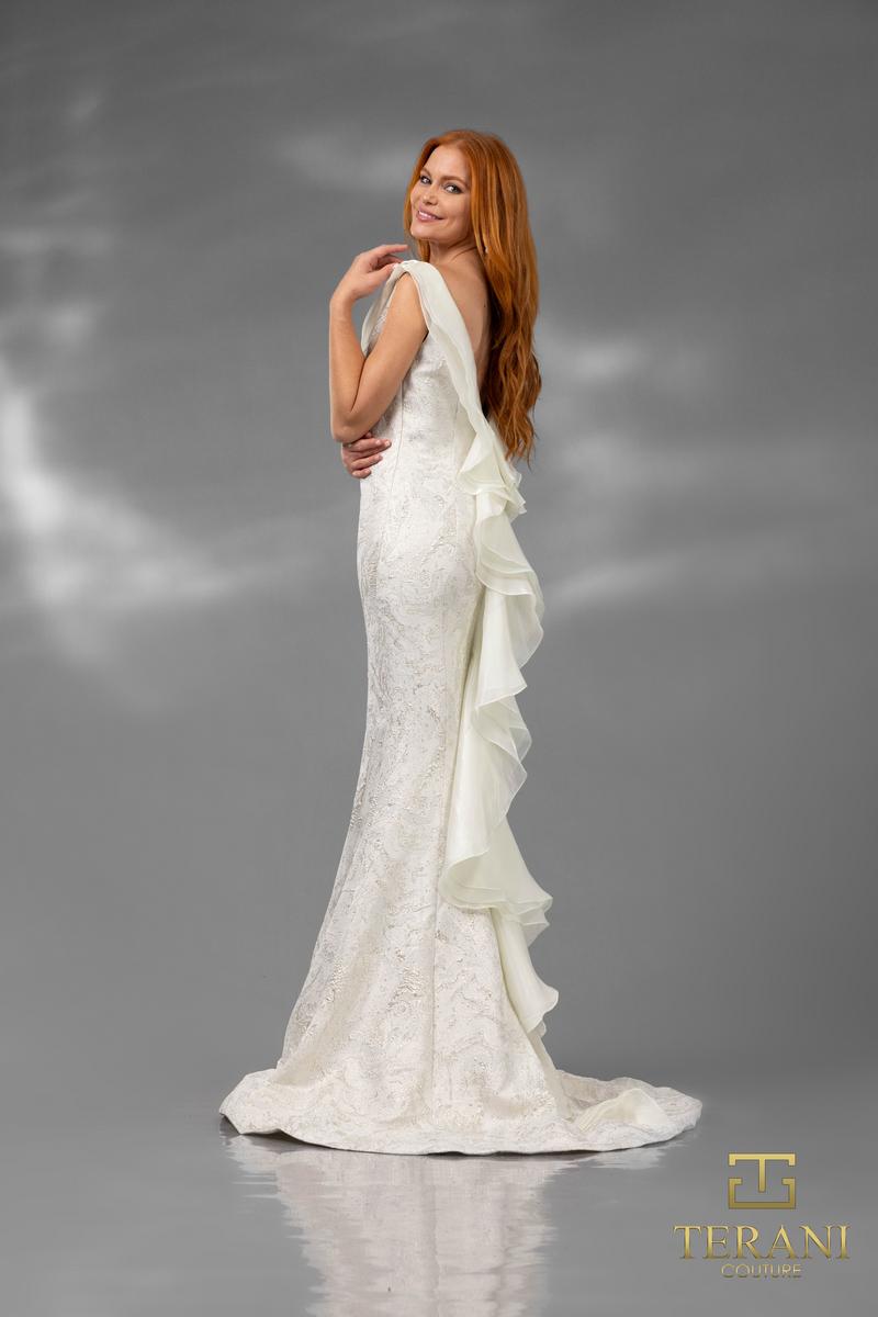 Terani Couture 251E4256 – Peach Gold