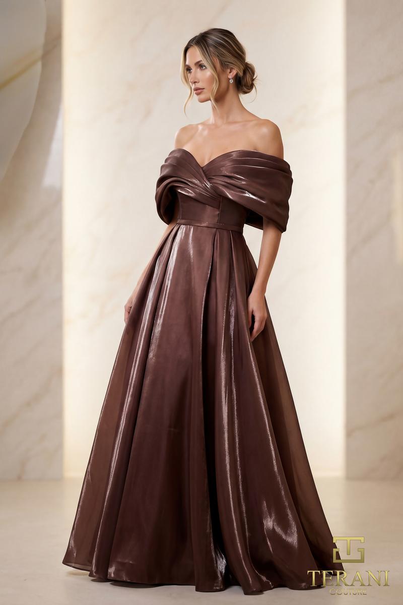Terani Couture 251M4044 – Espresso