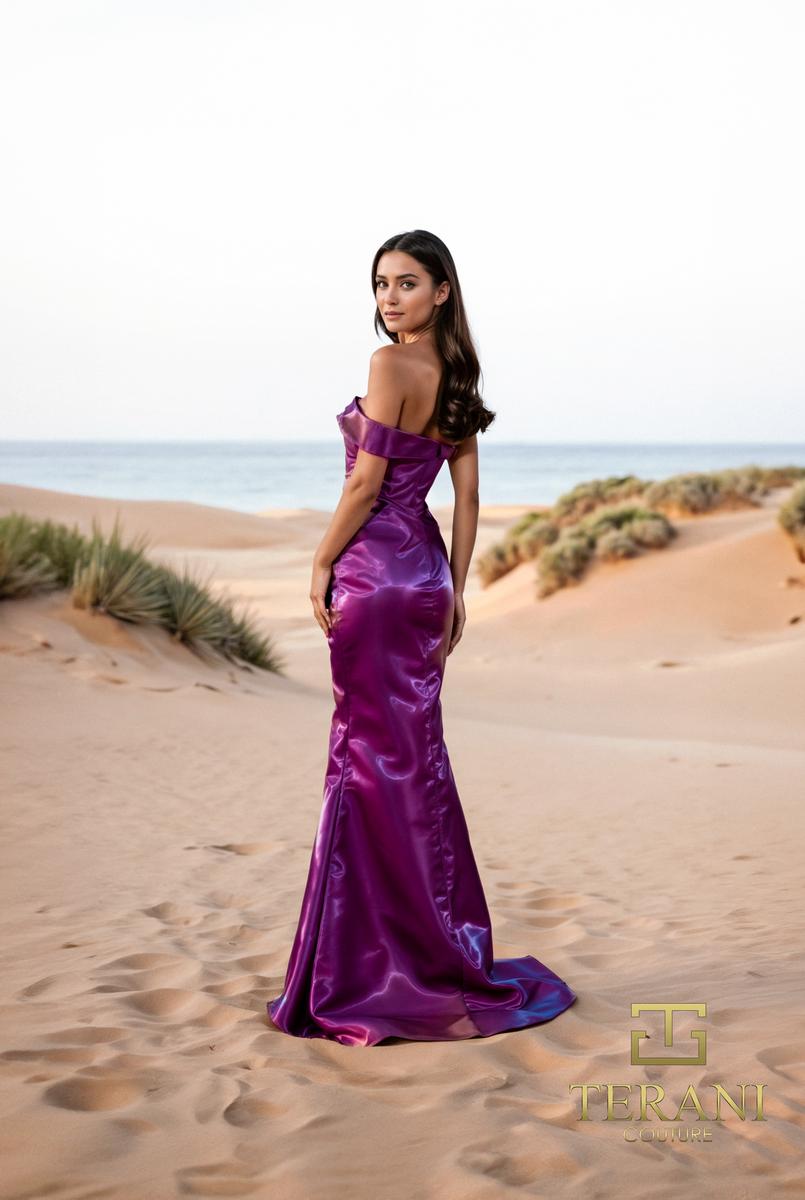 Terani Couture 252E5162 – Plum