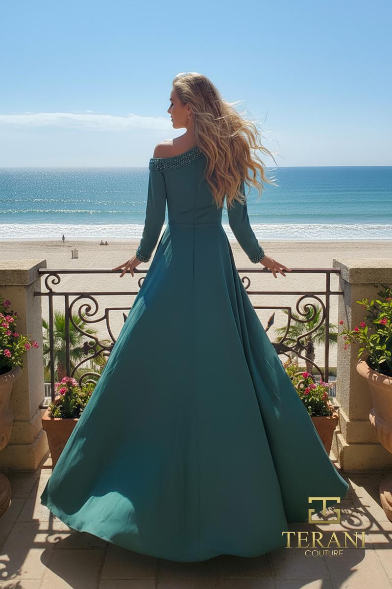 Terani Couture 252E5108 – Emerald