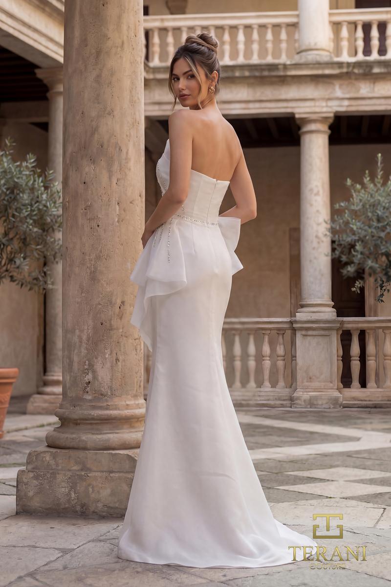 Terani Couture 252E5550 – Ivory