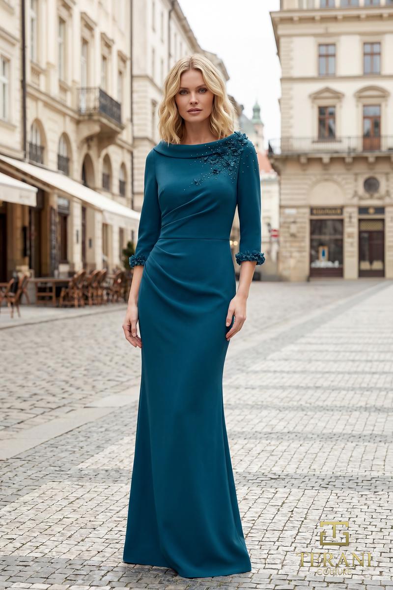 Terani Couture 261E6701 – Dark Teal