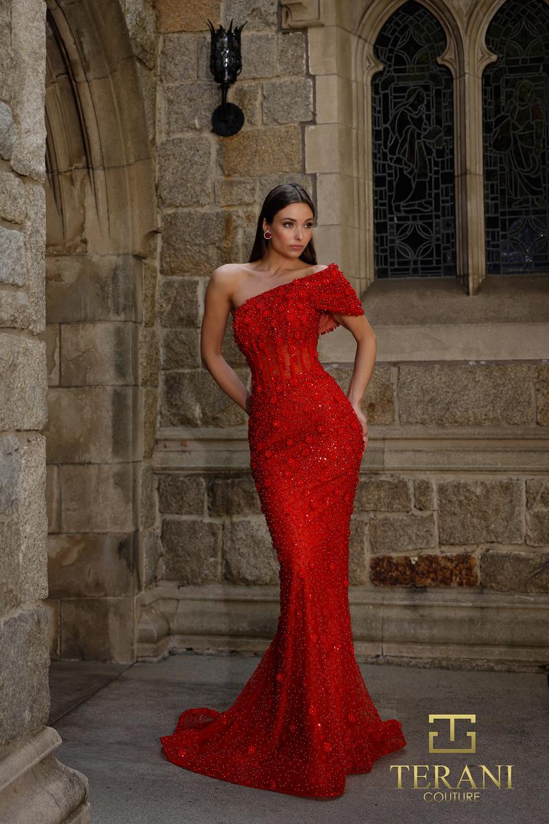 Terani Couture 261GL6756 – Red