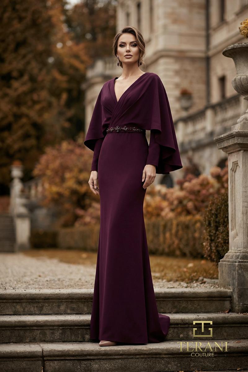 Terani Couture 262M7295 – Aubergine