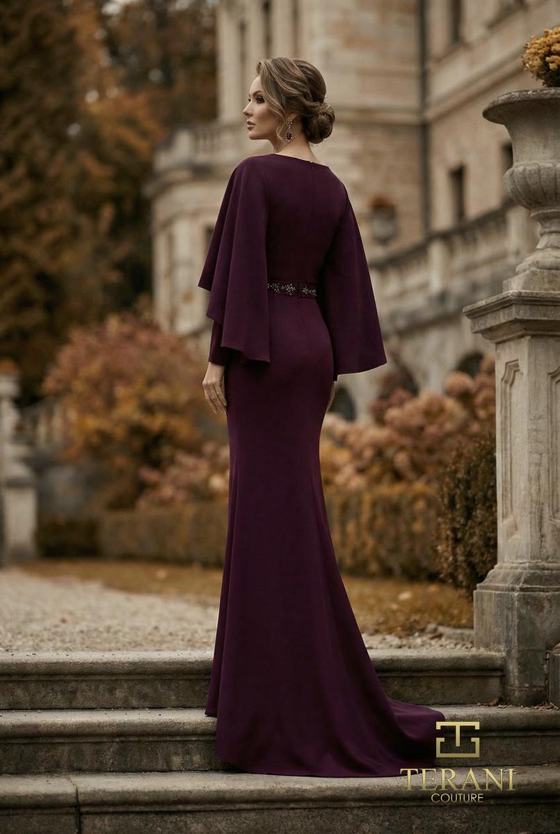 Terani Couture 262M7295 – Aubergine