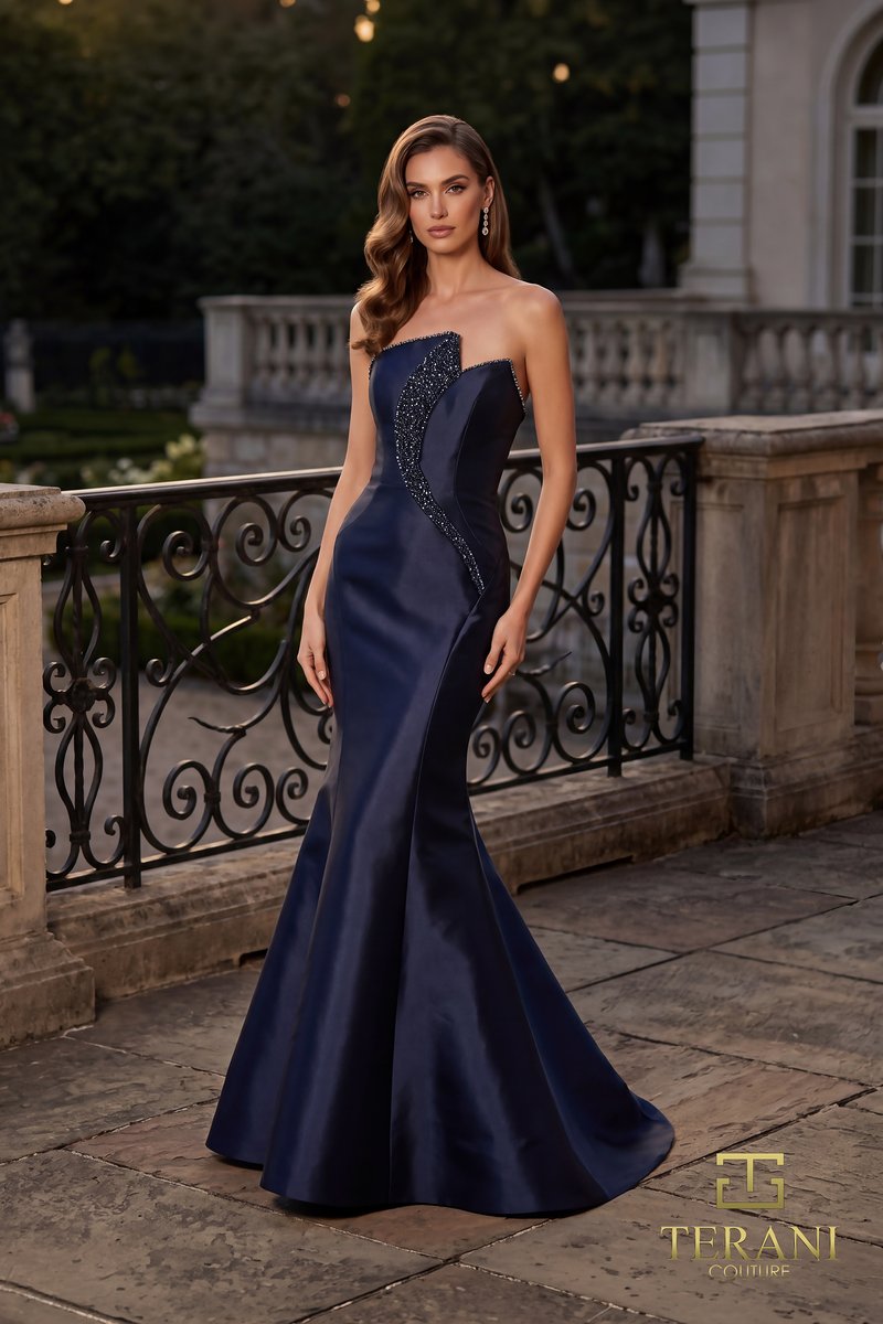 Terani Couture 262E7055 – Navy