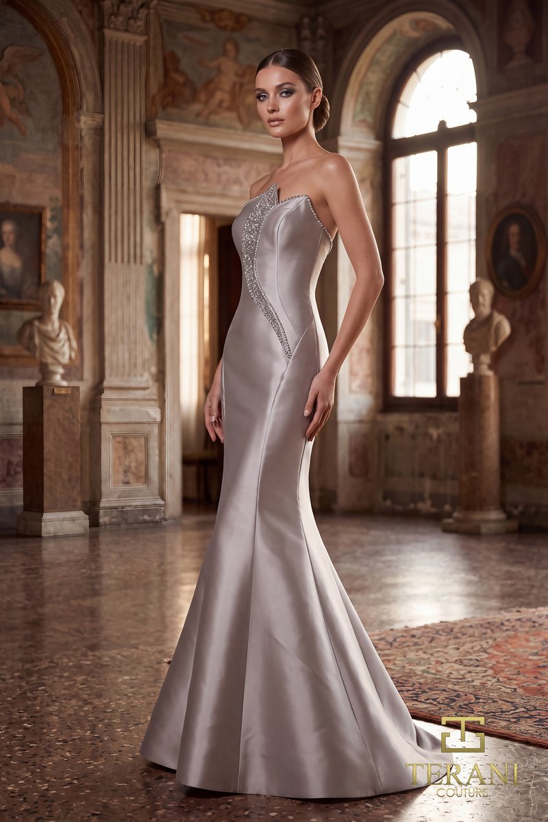 Terani Couture 262E7055 – Taupe