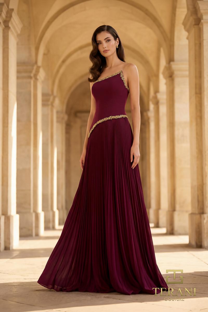 Terani Couture 262E7352 – Burgundy