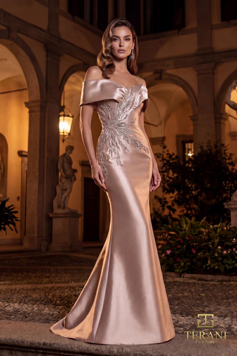 Terani Couture 262M7517 – Latte
