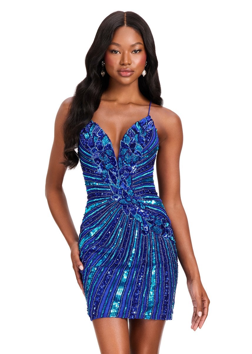 ASHLEYlauren 40090 – Turquoise/Royal