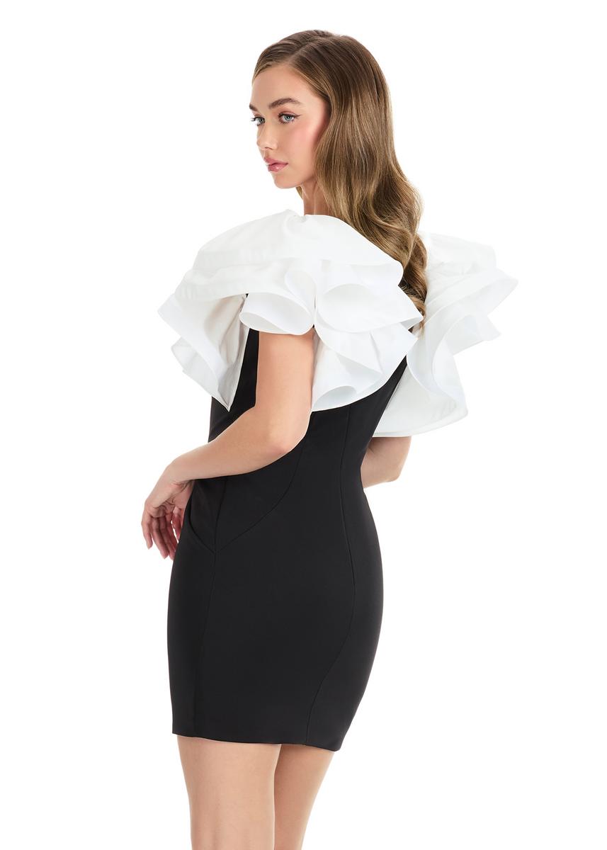 ASHLEYlauren 4841 – Ivory/Black