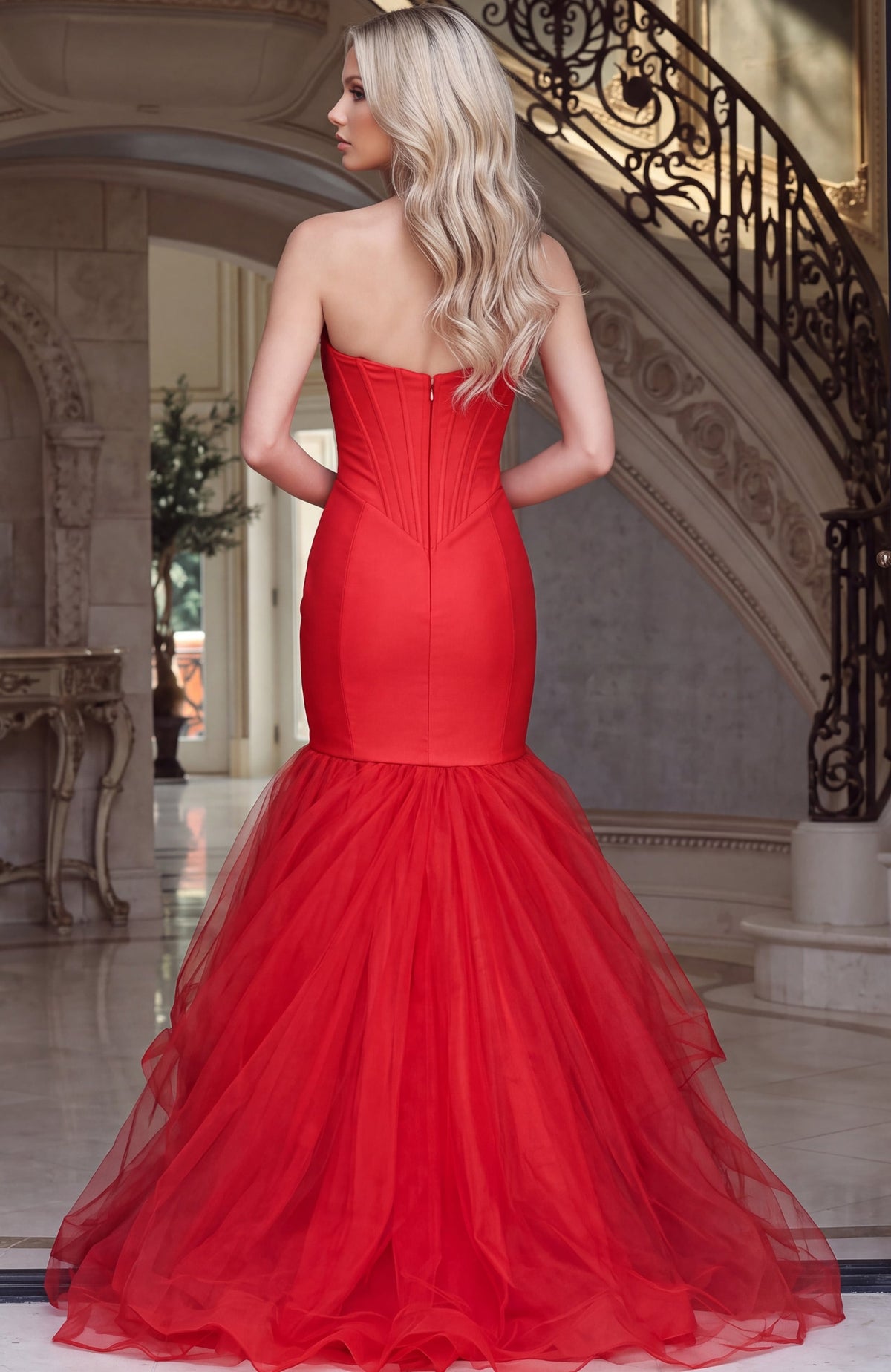 Jovani 48974 in Red