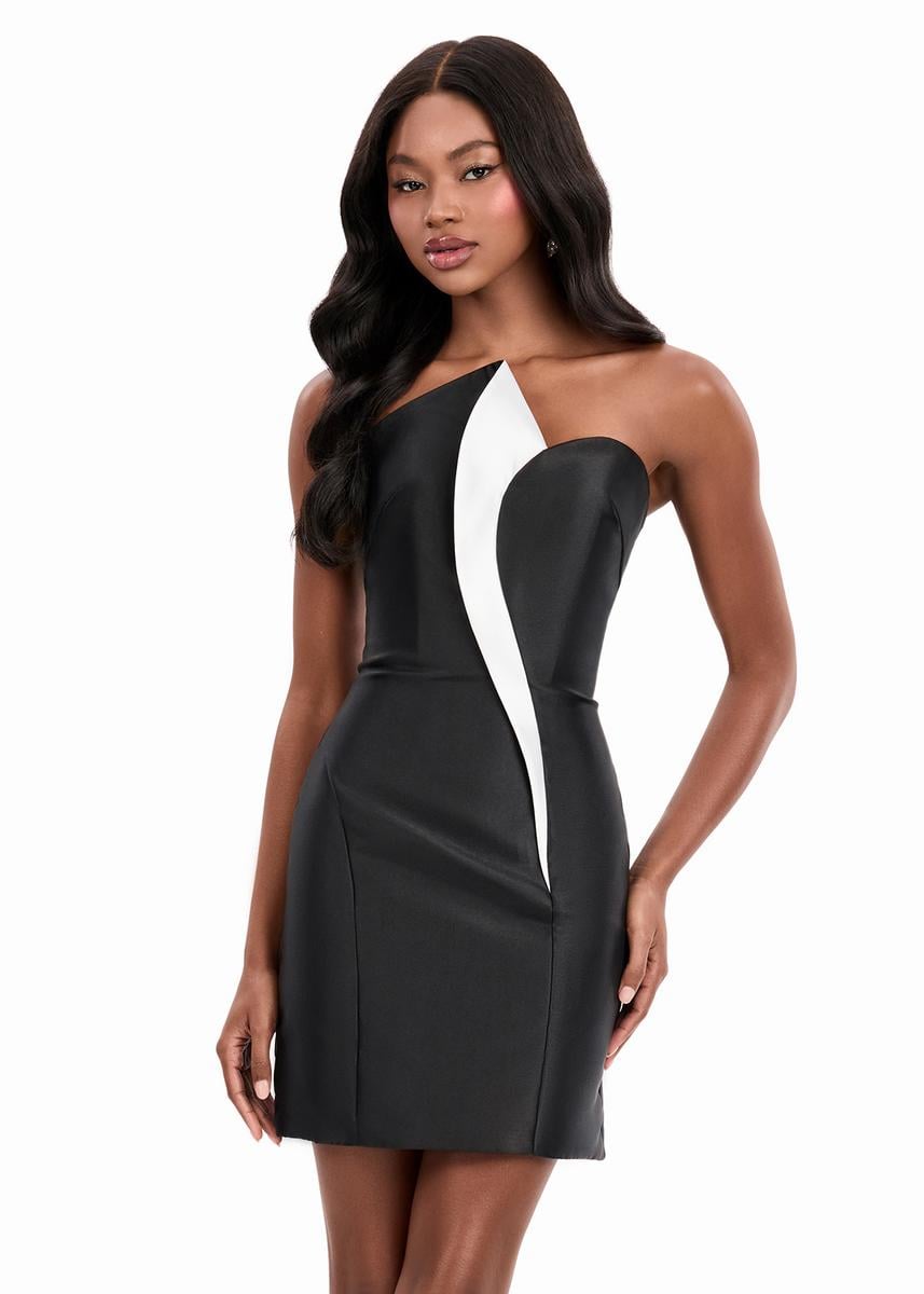 ASHLEYlauren 4973 – Ivory/Black