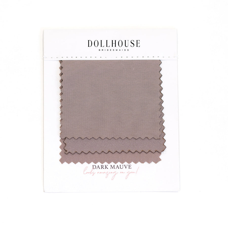 Dark Mauve Color Swatch – Doll House Bridesmaids