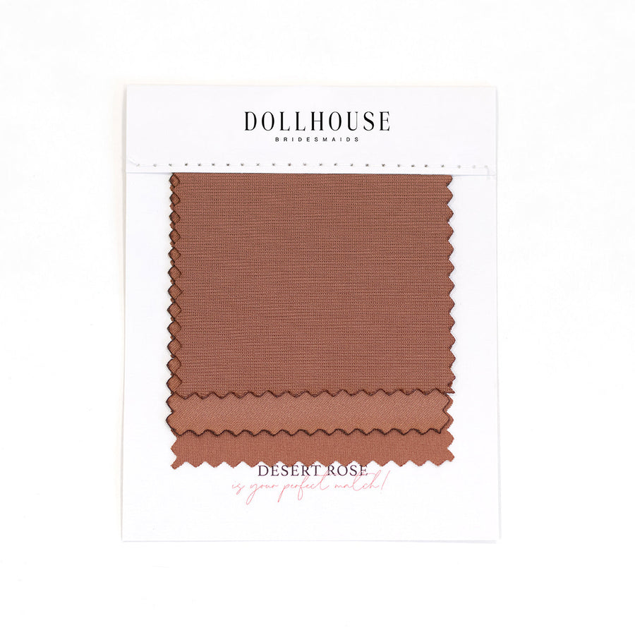 Desert Rose Color Swatch – Doll House Bridesmaids