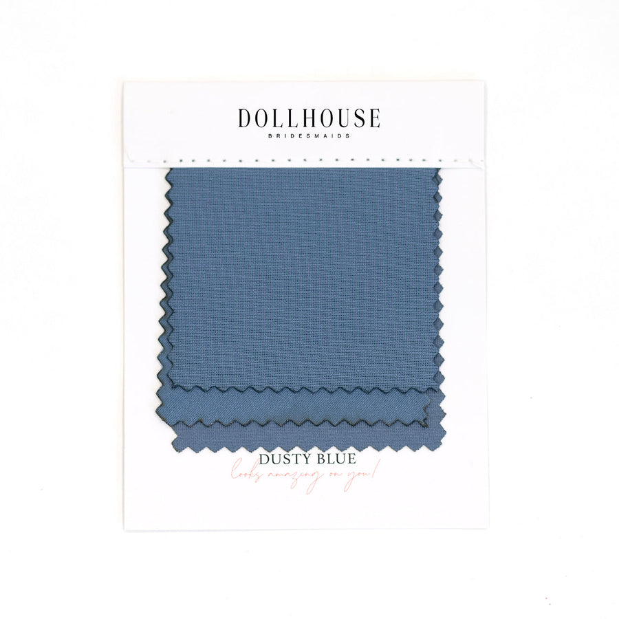 Dusty Blue Color Swatch – Doll House Bridesmaids