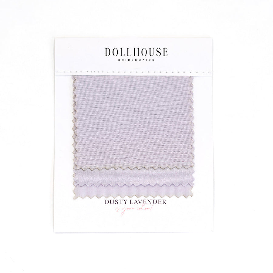 Dusty Lavender Color Swatch – Doll House Bridesmaids