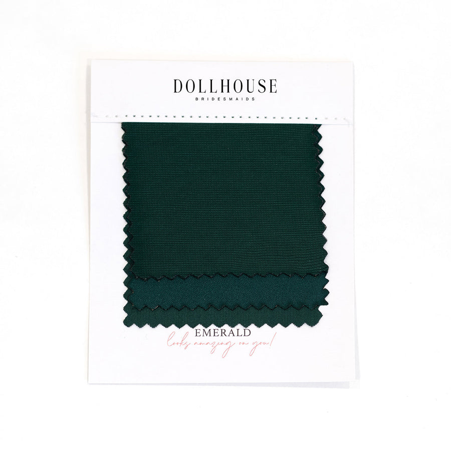 Emerald Color Swatch – Doll House Bridesmaids