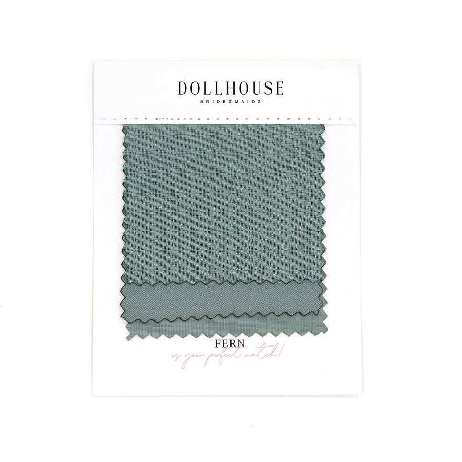 Fern Color Swatch – Doll House Bridesmaids