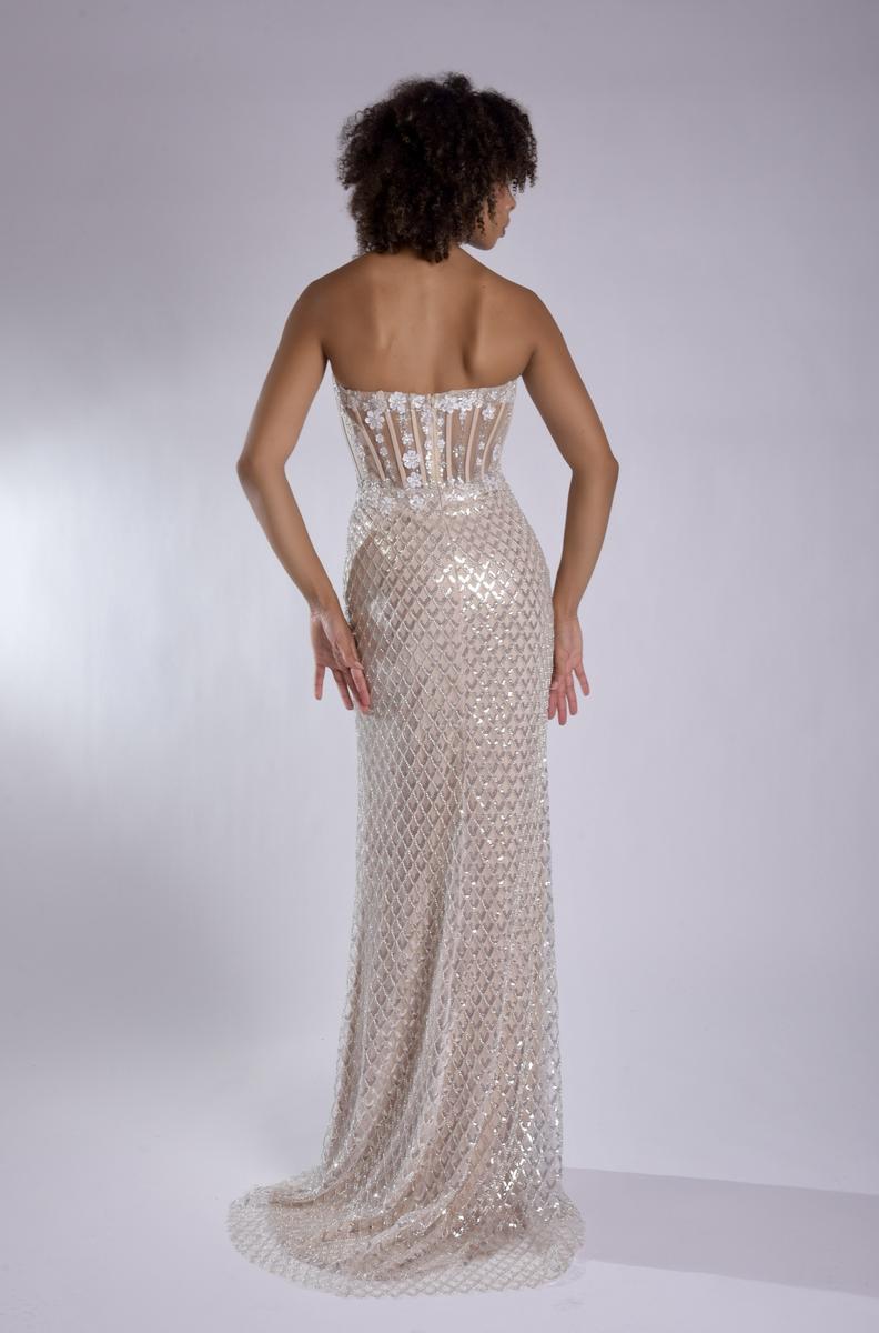 Jasz Couture 7957 – Nude/White