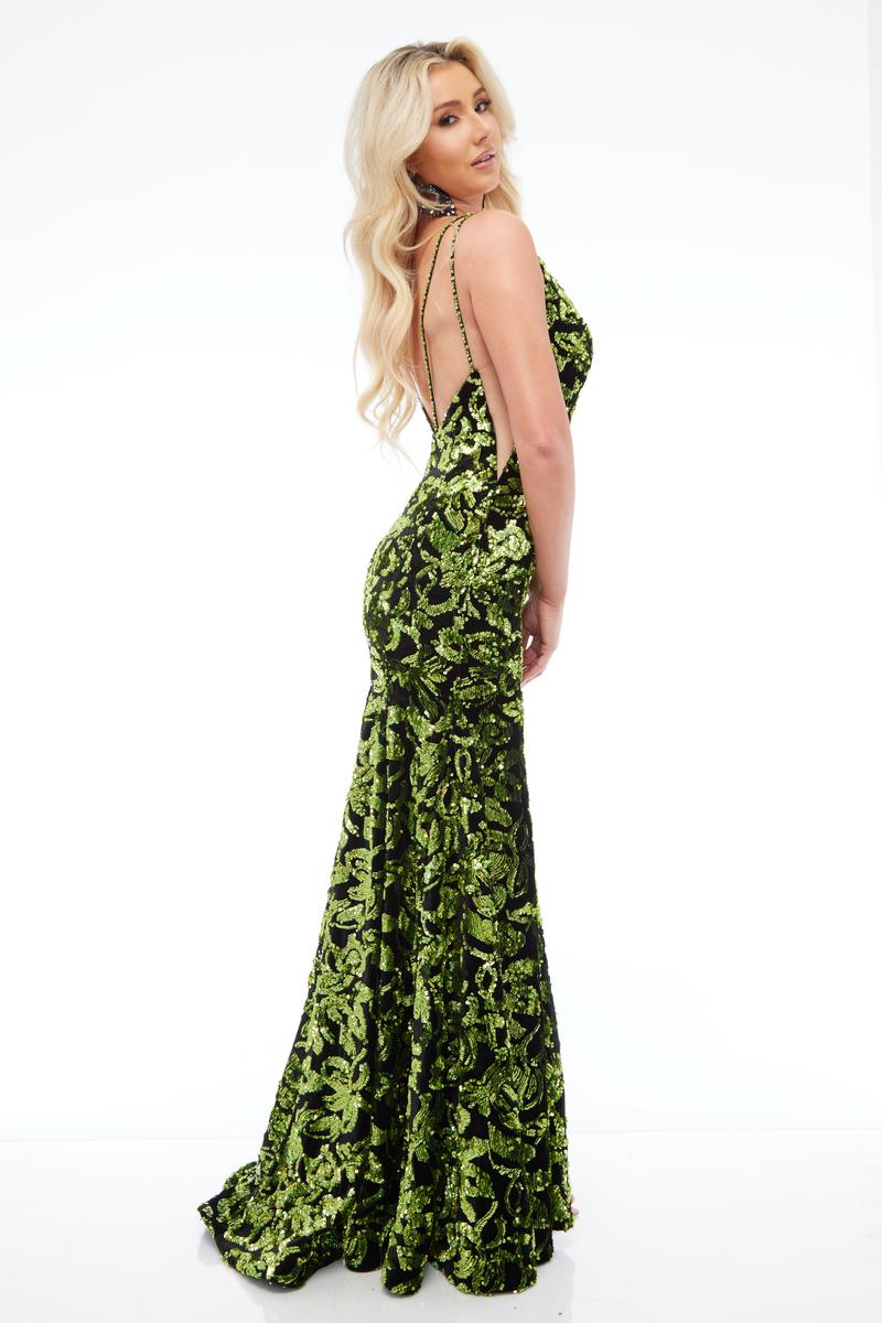 Jasz Couture 7678 – Black/Lime