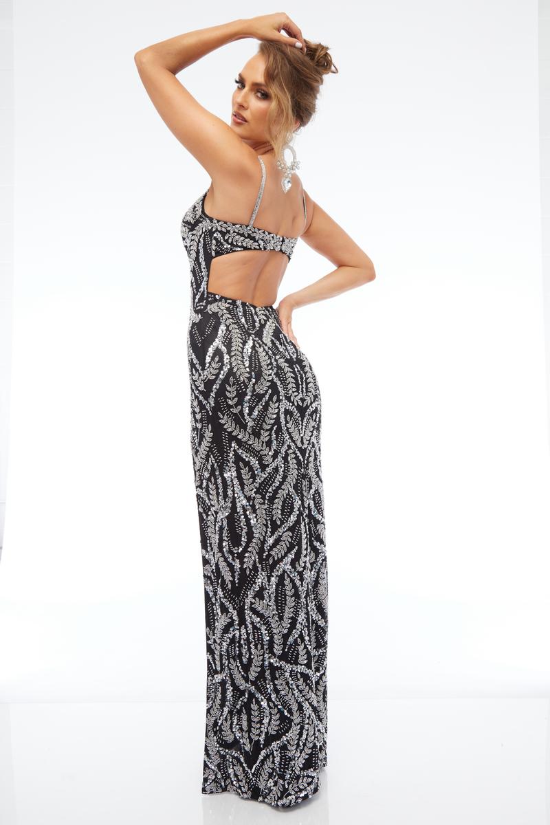 Jasz Couture 7691 – Black/Silver