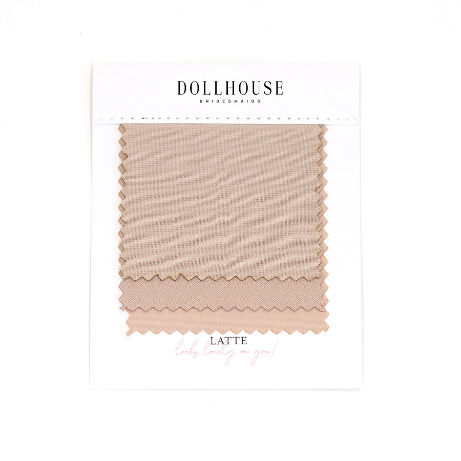 Doll House Bridesmaids Color Swatch – Latte