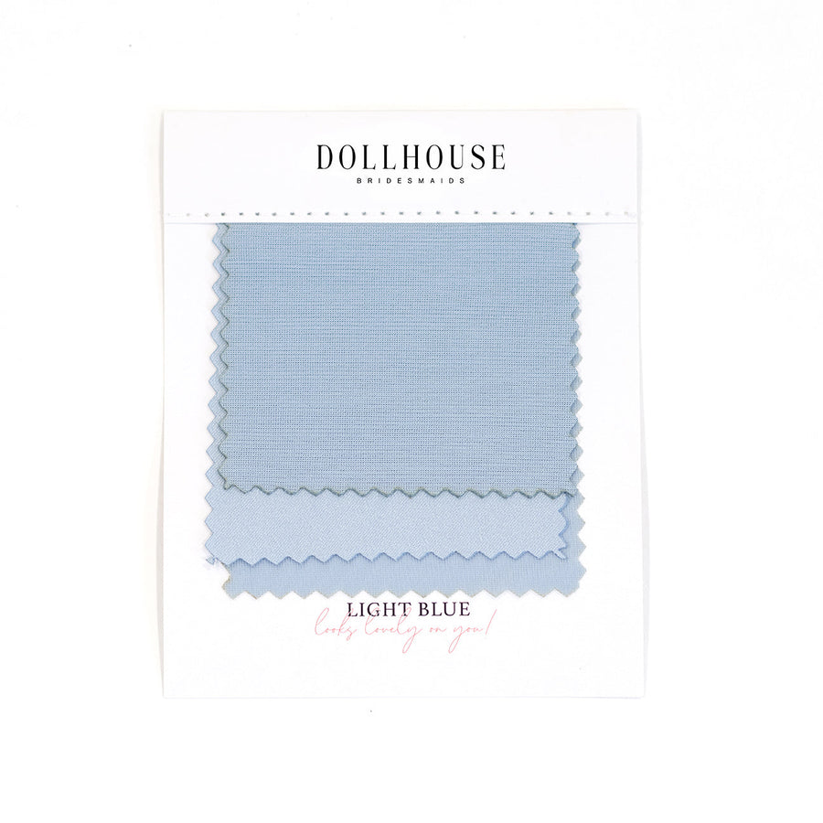 Light Blue Color Swatch – Doll House Bridesmaids