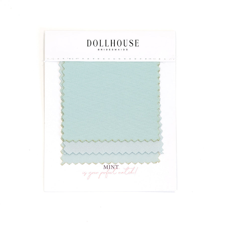 Mint Color Swatch – Doll House Bridesmaids