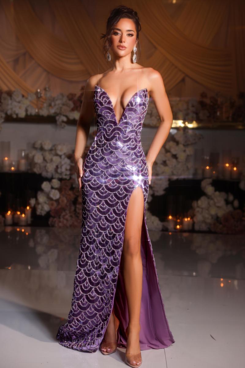 Portia and Scarlett Couture PS25998C – Purple