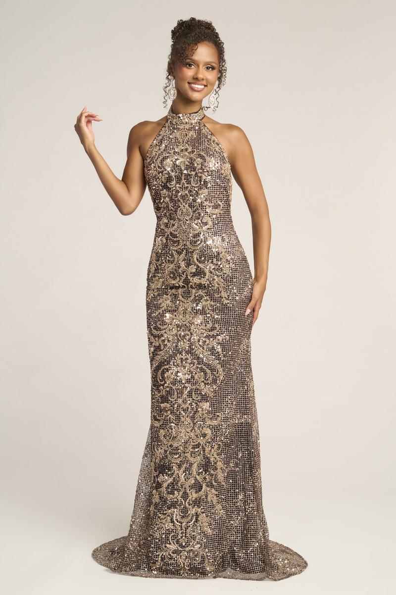 Portia and Scarlett Couture PS26324E – Black/Gold/Silver