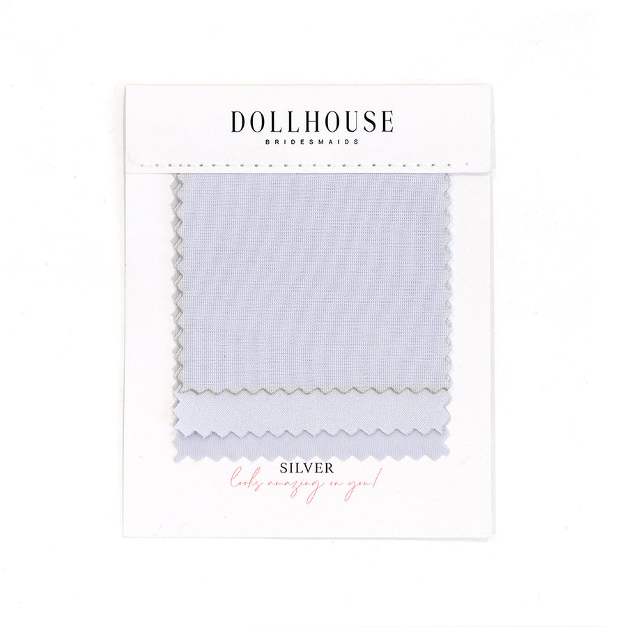 Silver Color Swatch – Doll House Bridesmaids
